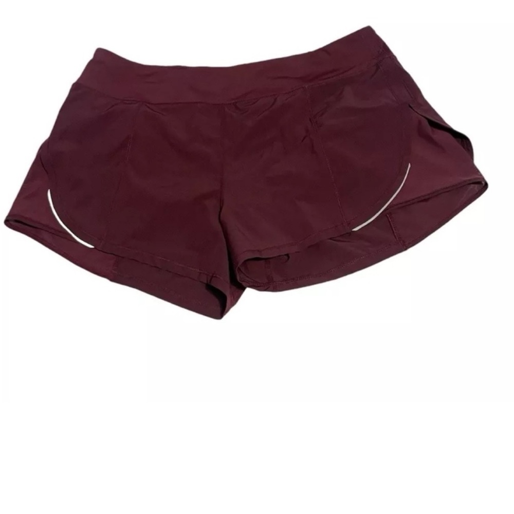 Zyia Active Shorts Womens XXL Maroon Mesh Energy Lined Running Athletic